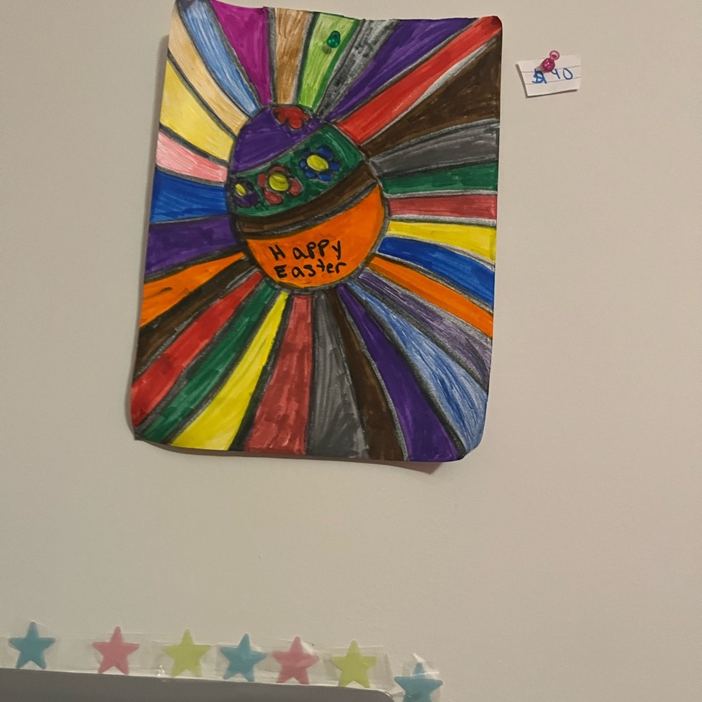 Colorful Easter Egg Art